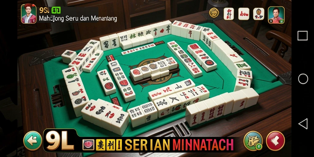 Gameplay Mahjong yang seru di 9SL dengan desain yang menarik.
