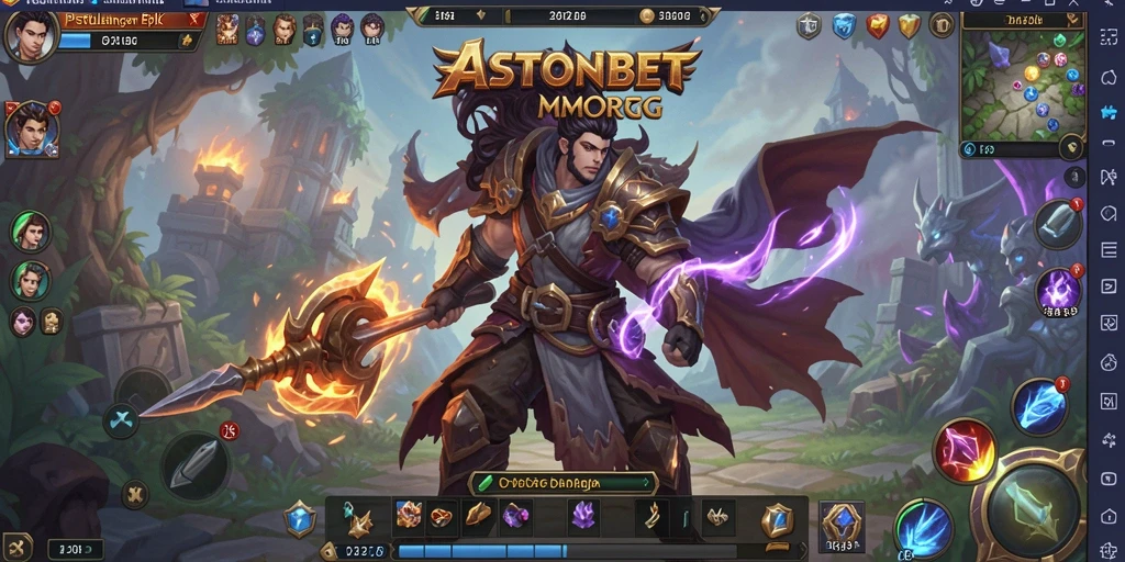 Tangkapan layar dari gameplay ASTONBET yang menampilkan aksi epik dan pemandangan menakjubkan.