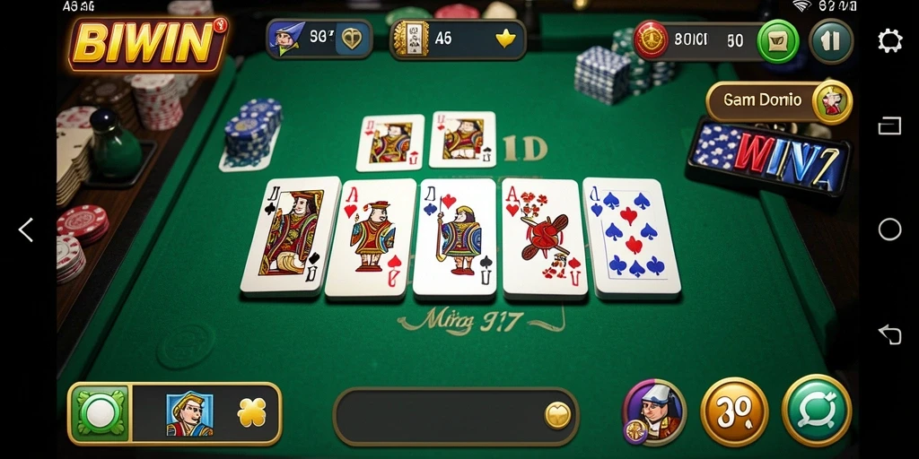 Tangkapan layar dari gameplay Domino yang seru di BIWIN.