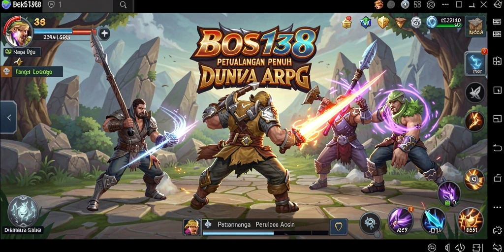 Tangkapan layar menunjukkan aksi mendebarkan dalam gameplay ARPG.