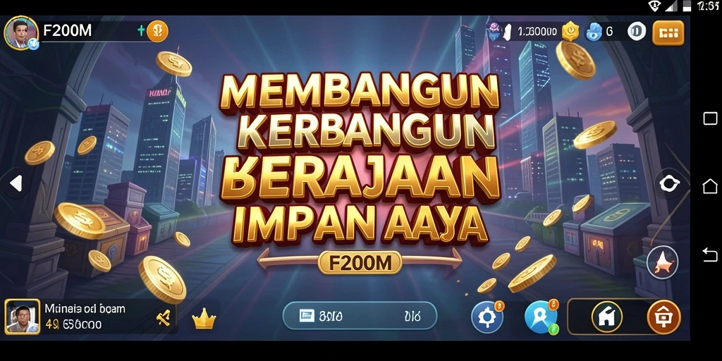 Tampilan gameplay F200M yang menegangkan dan strategis.