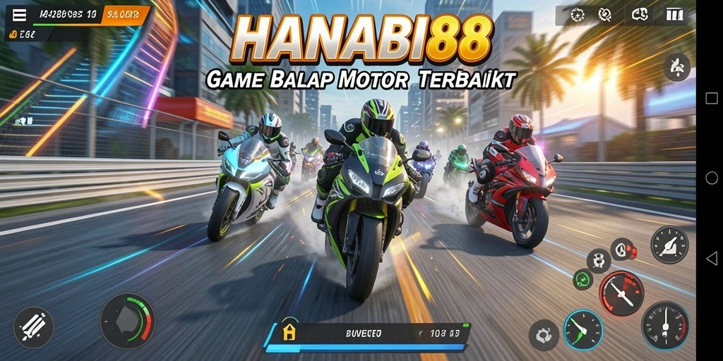 Tampilan gameplay seru dan mendebarkan di HANABI88.