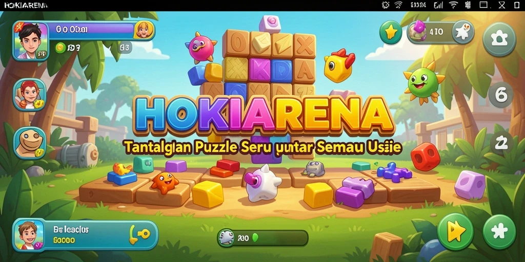 Tampilan gameplay <strong>HOKIARENA</strong> yang seru dan menantang.