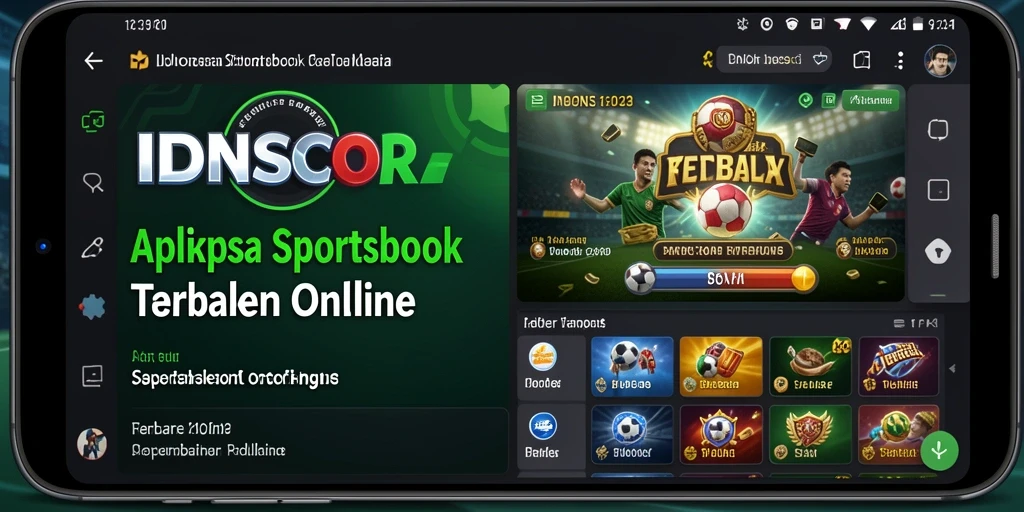 Screenshot gameplay Sportsbook IDNSCORE yang menarik dan interaktif.