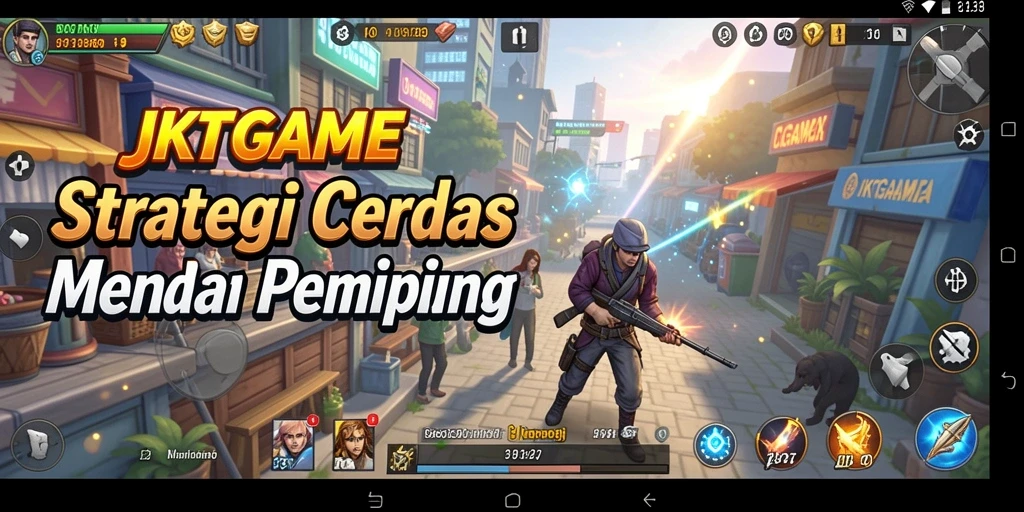 Tampilan gameplay JKTGAME dengan strategi menegangkan.