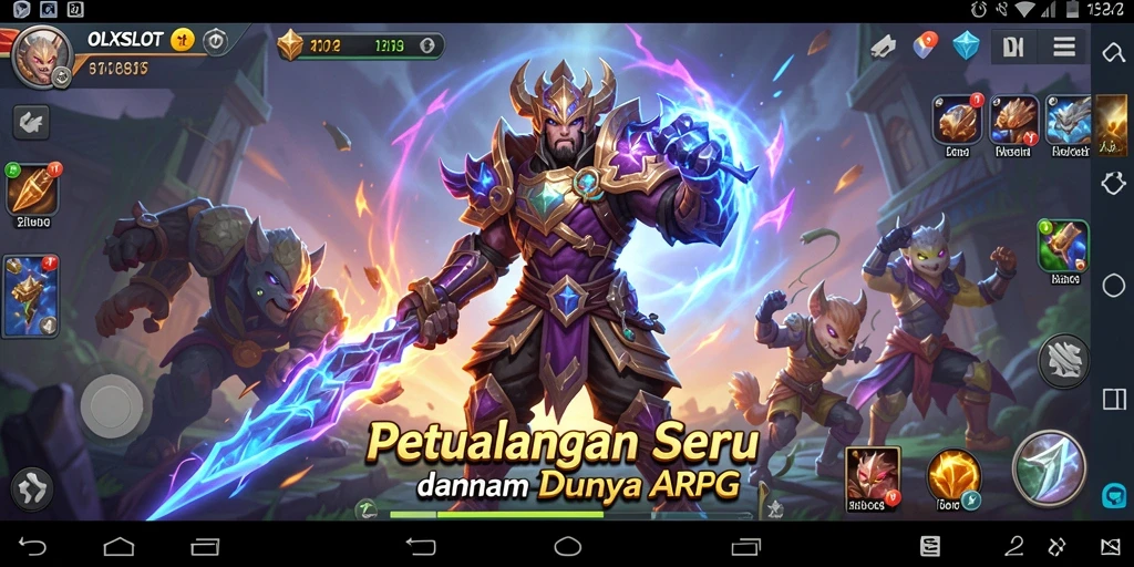 Tampilan gameplay <strong>OLXSLOT</strong> yang menakjubkan dan penuh aksi.