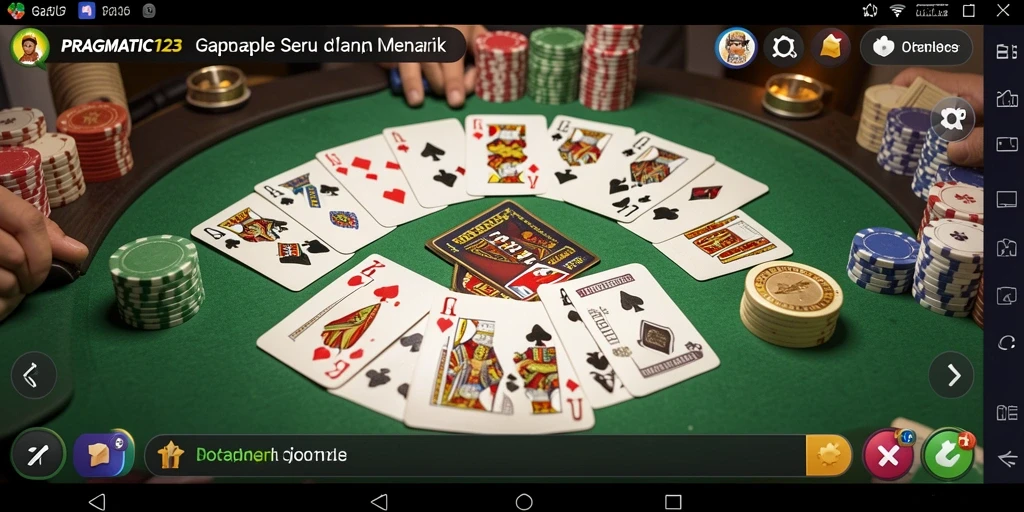 Tampilan gameplay seru PRAGMATIC123 menunjukkan keseruan bermain Gaple.