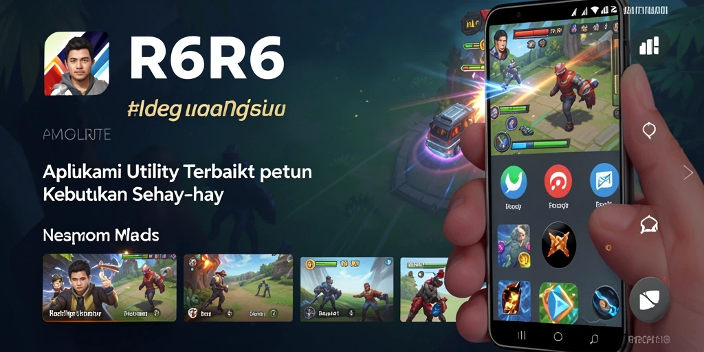 Tampilan antarmuka R6R6 yang sederhana dan fungsional untuk berbagai tugas.
