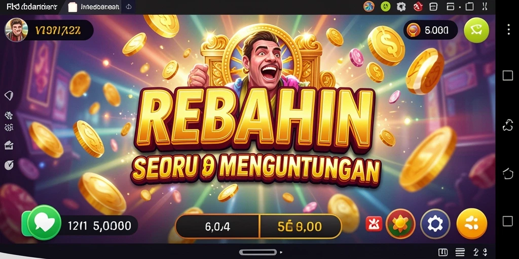 Tampilan gameplay seru dari permainan Slot REBAHIN.