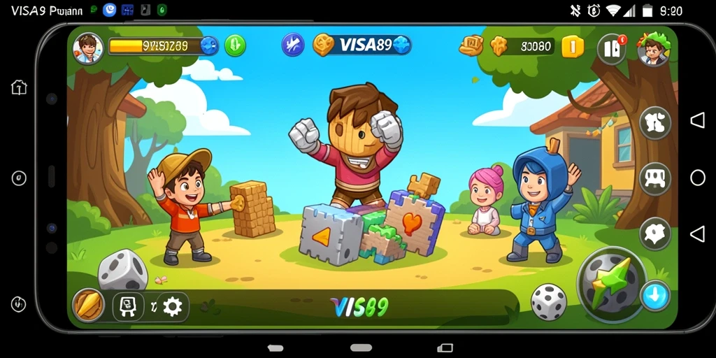 Tampilan gameplay menarik dari <strong>VISA89</strong> dengan tantangan puzzle yang menantang.