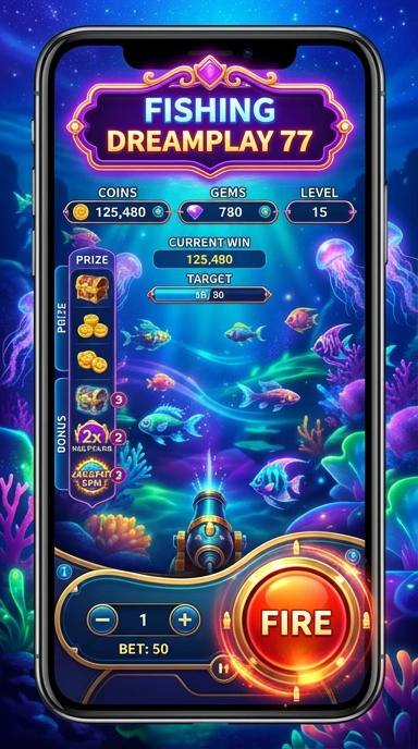 Pengguna menikmati kemudahan navigasi di aplikasi dreamplay77.